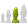 ToppedMonster Plug silicone Monster Spike L 14 x 5.5cm Vert